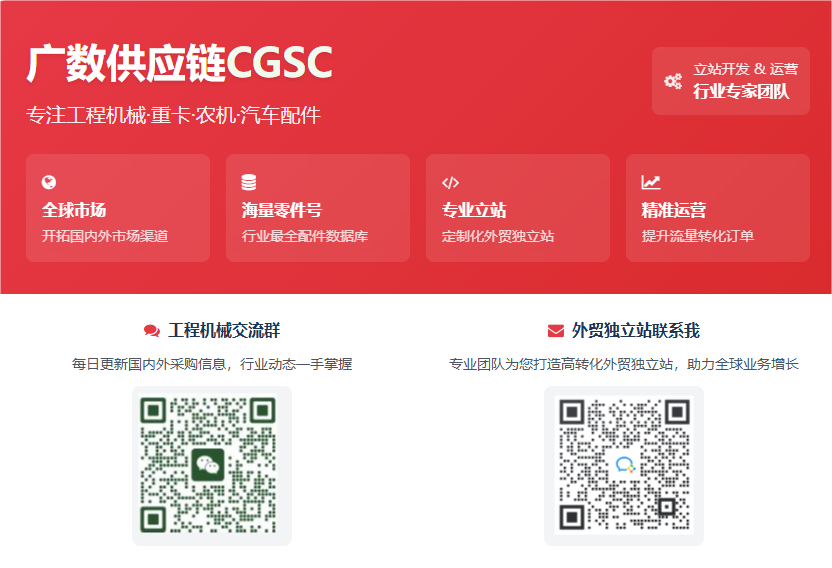 工程機(jī)械怎么做外貿(mào) 工程機(jī)械怎么做出口 康明斯Cummins零件號 0111 