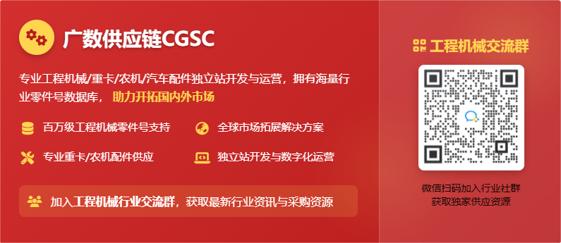 工程機械外貿(mào)獨立站開發(fā)  小松Komatsu零件號 3188 